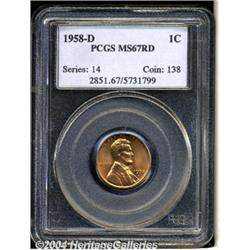 1958-D[1C] MS67 Red PCGS.