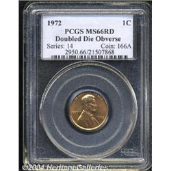 1972/72[1C] Doubled Die MS66 Red PCGS.