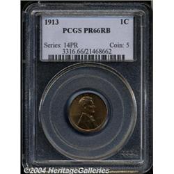 1913[1C] PR66 Red and Brown PCGS.