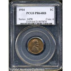 1914[1C] PR64 Red and Brown PCGS.