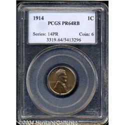 1914[1C] PR64 Red and Brown PCGS.