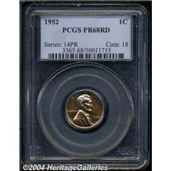 1952[1C] PR68 Red PCGS.
