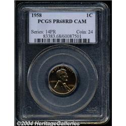 1958[1C] PR68 Red Cameo PCGS.