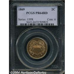 1869[2C] PR64 Red PCGS.
