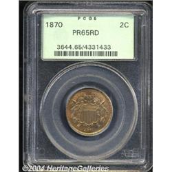 1870[2C] PR65 Red PCGS.