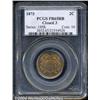 Image 1 : 1873[2C] Closed 3 PR65 Red and Brown PCGS.