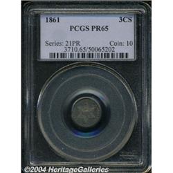 1861[3CS] PR65 PCGS.