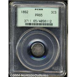 1862[3CS] PR65 PCGS.