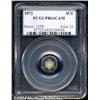 Image 1 : 1872[3CS] PR64 Cameo PCGS.