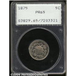 1875[5C] PR65 PCGS.