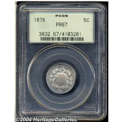 1878[5C] PR67 PCGS.