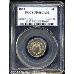 1882[5C] PR65 Cameo PCGS.