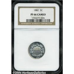 1882[5C] PR66 Cameo NGC.