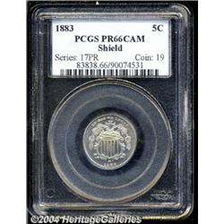 1883[5C] Shield PR66 Cameo PCGS.