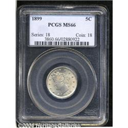 1899[5C] MS66 PCGS.