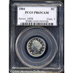 1884[5C] PR65 Cameo PCGS.