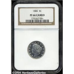 1884[5C] PR66 Cameo NGC.