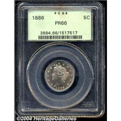 1886[5C] PR66 PCGS.