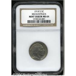 1914-S[5C]--Broadstruck--MS64 NGC.