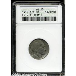 1915-D/D[5C] VG10 ANACS.