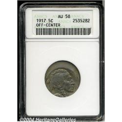 1917[5C]--Off Center--AU58 ANACS.