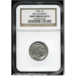 1920[5C]--Broadstruck--AU55 NGC.