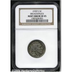 1920-S[5C]--Broadstruck--XF45 NGC.