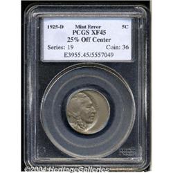 1925-D[5C]--25% Off Center--XF45 PCGS.