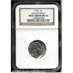 1935[5C]--Broadstruck--MS64 NGC.