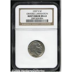 1937-S[5C]--Obverse Lamination--MS63 NGC.
