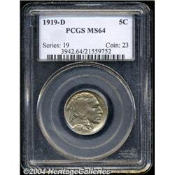 1919-D[5C] MS64 PCGS.
