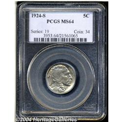 1924-S[5C] MS64 PCGS.