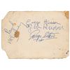 Image 1 : Beatles Signed 1962 Star Club Promo Card