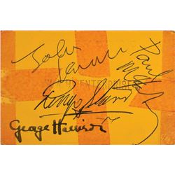 Beatles Signed 1963 Grosvenor Ballroom Ticket