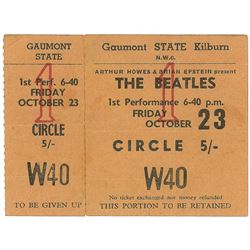 Beatles 1964 Gaumont State Ticket