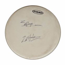 Ringo Starr and Zak Starkey Signed Drumhead