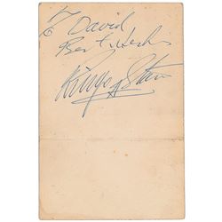 Ringo Starr Signature