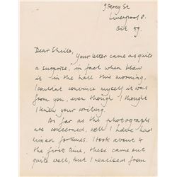 Stuart Sutcliffe Autograph Letter Signed