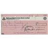 Image 1 : Yoko Ono Signed Check