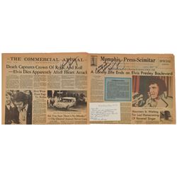 Elvis Presley: Priscilla Presley Set of (3) Signed Items