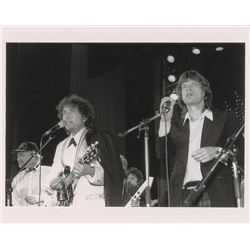 Bob Dylan and Mick Jagger Original Vintage Photograph