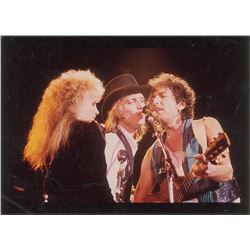 Bob Dylan, Tom Petty, and Stevie Nicks Original Vintage Photograph