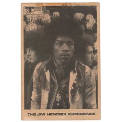 Jimi Hendrix Experience Signed Promo Card