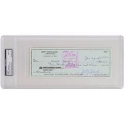 Jerry Garcia Signed Check