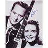 Image 1 : Les Paul Pair of Oversized Signed Photographs