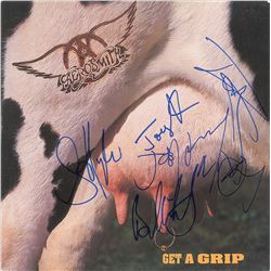 Aerosmith Signed Album Flat