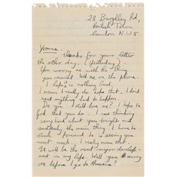 Jethro Tull: Ian Anderson Autograph Letter Signed