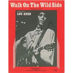 Lou Reed Signed Sheet Music