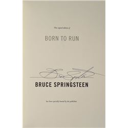 Bruce Springsteen Signed Book