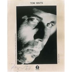 Tom Waits Signed Photograph